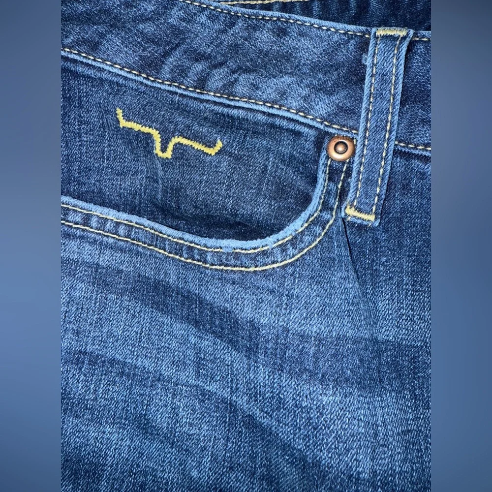 Kimes Ranch Sarah jeans women’s sz 16 x 32 dark wash high waisted slim bootcut - Picture 7 of 12